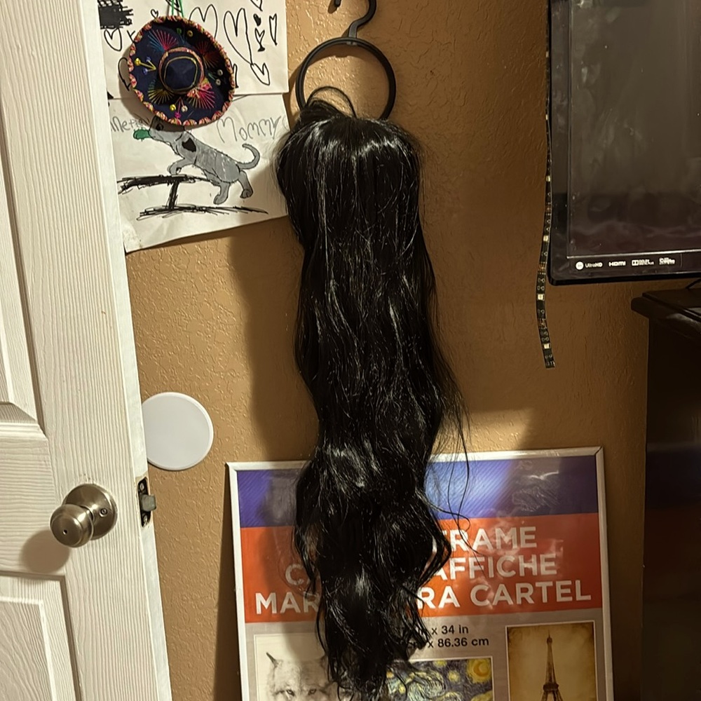 Cosplay wig extremely long